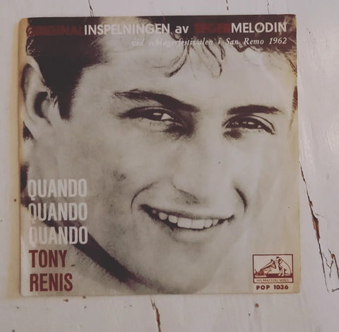 Single - Tony Renis ( 1962)